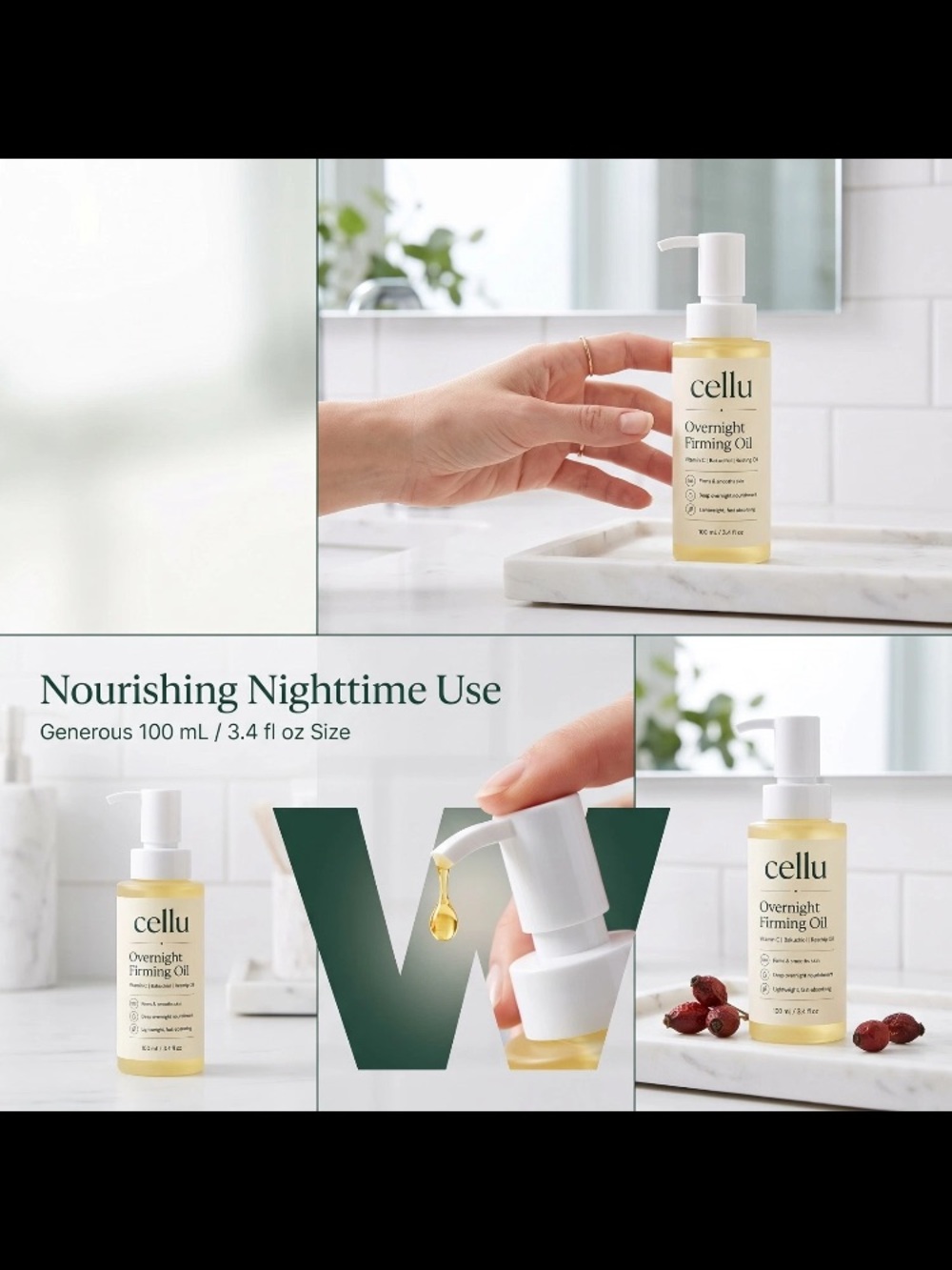 Cellu Overnight Firming Oil — Golden Repair & Nourish Facial Oil - Picture 5 of 11